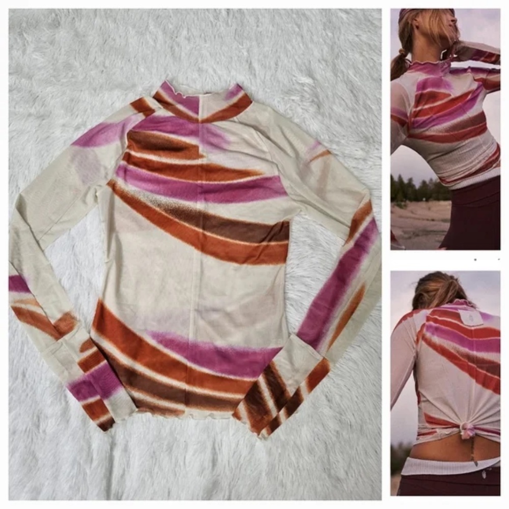 NWT Free People Jump Off Layer Ivory Combo, Size Small